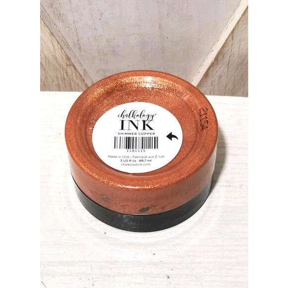 Chalkology PASTE Chalk Couture SHIMMER COPPER 3 oz # I18115 NEW SEALED - Picture 1 of 3